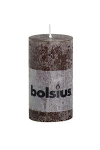 Rustieke kaars 'Chocoladebruin' 15/70