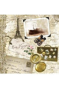 Servetten 'Bon Voyage'