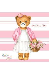 Servetten 'Little Bear Belle'