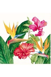 Servetten 'Paradijsvogelbloem'