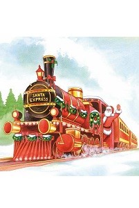 Servetten 'Santa Express'