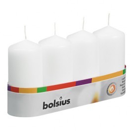 Bolsius stompkaarsen wit