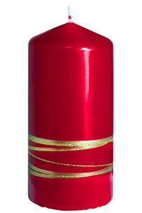 Stompkaars rood collectie 'Golden Rings'