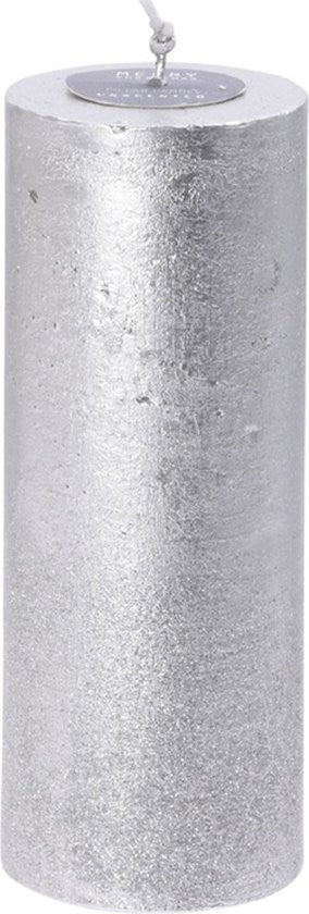 zilverkleurige stompkaars