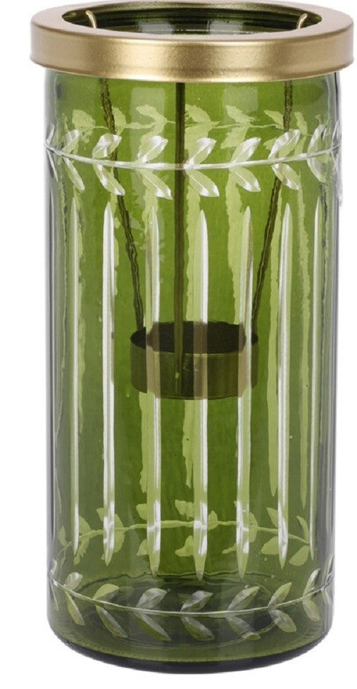 theelichthouder set glas