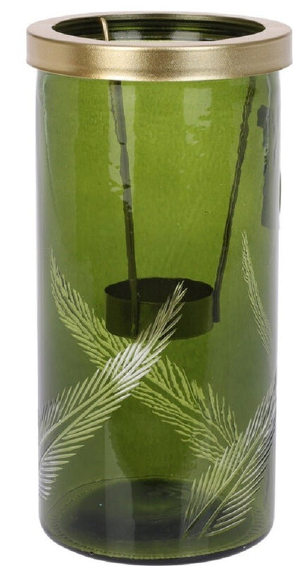 theelichthouder set glas